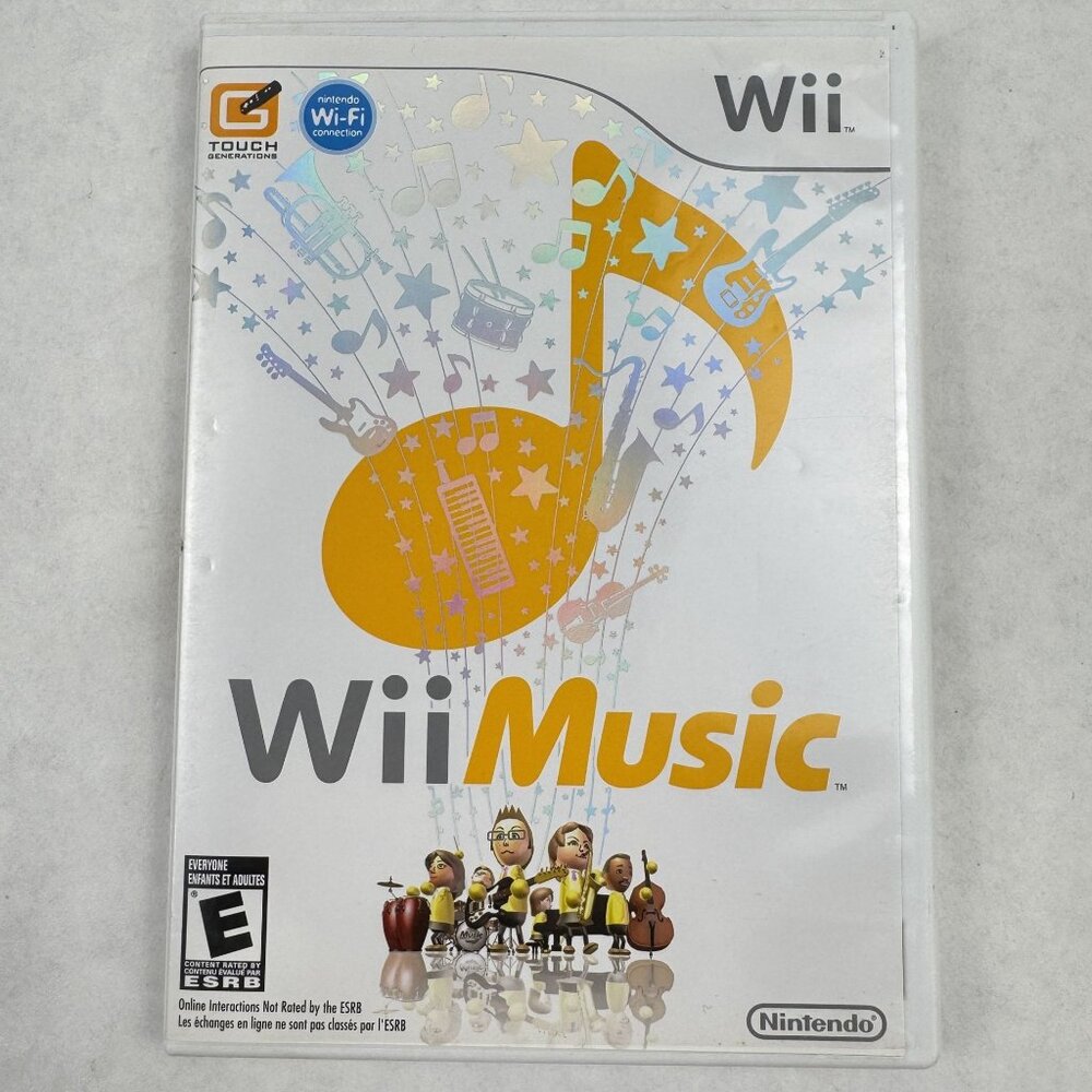 Nintendo Wii Music Game Complete Interactive Musical 60 Instruments E Everyone